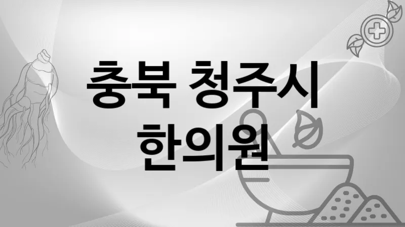 충북 청주시 한의원 추천 3