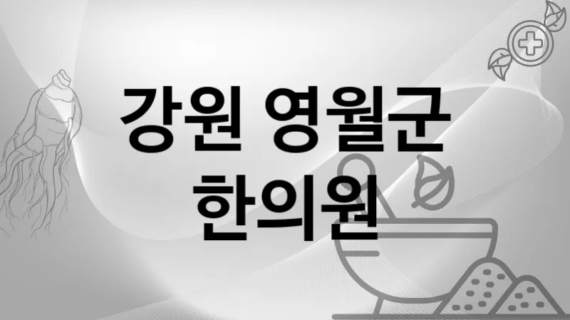 강원 영월군 한의원 추천 3