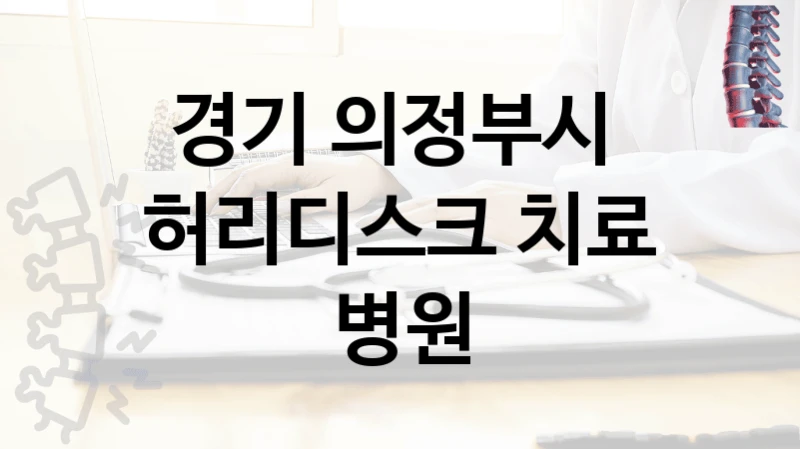 경기 의정부시 
허리디스크 치료 병원