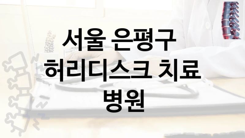 서울 은평구 
허리디스크 치료 병원