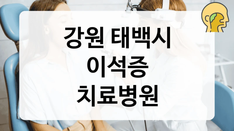 강원 태백시
이석증
치료병원
