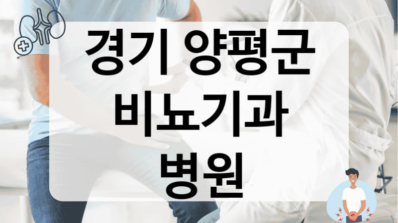 경기 양평군 비뇨기과 병원